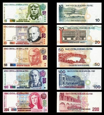 Peruanische Banknoten - Peru Währung